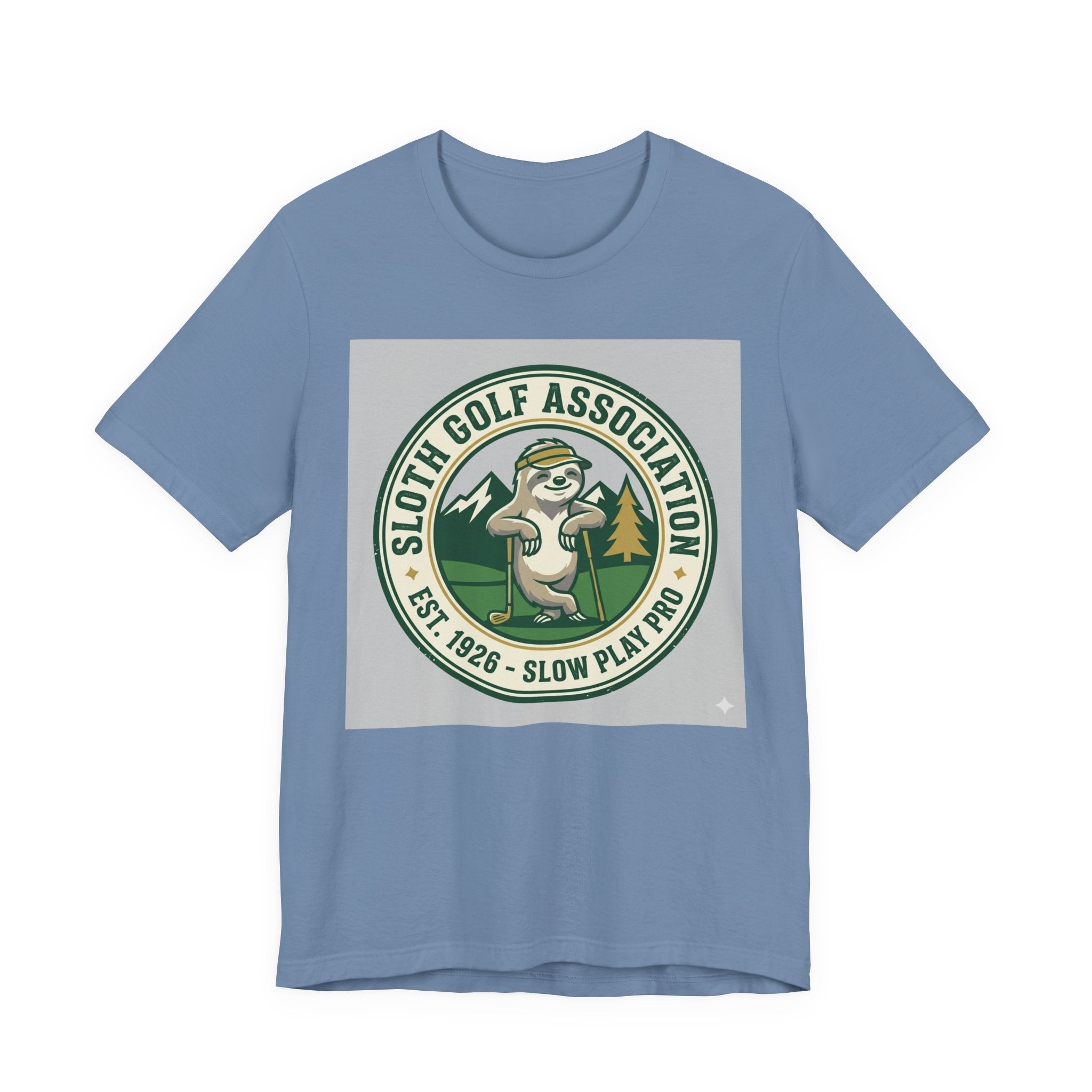 Sloth Golf Association Funny Golf T-Shirt | Slow Play Humor | Golfer Gift Tee