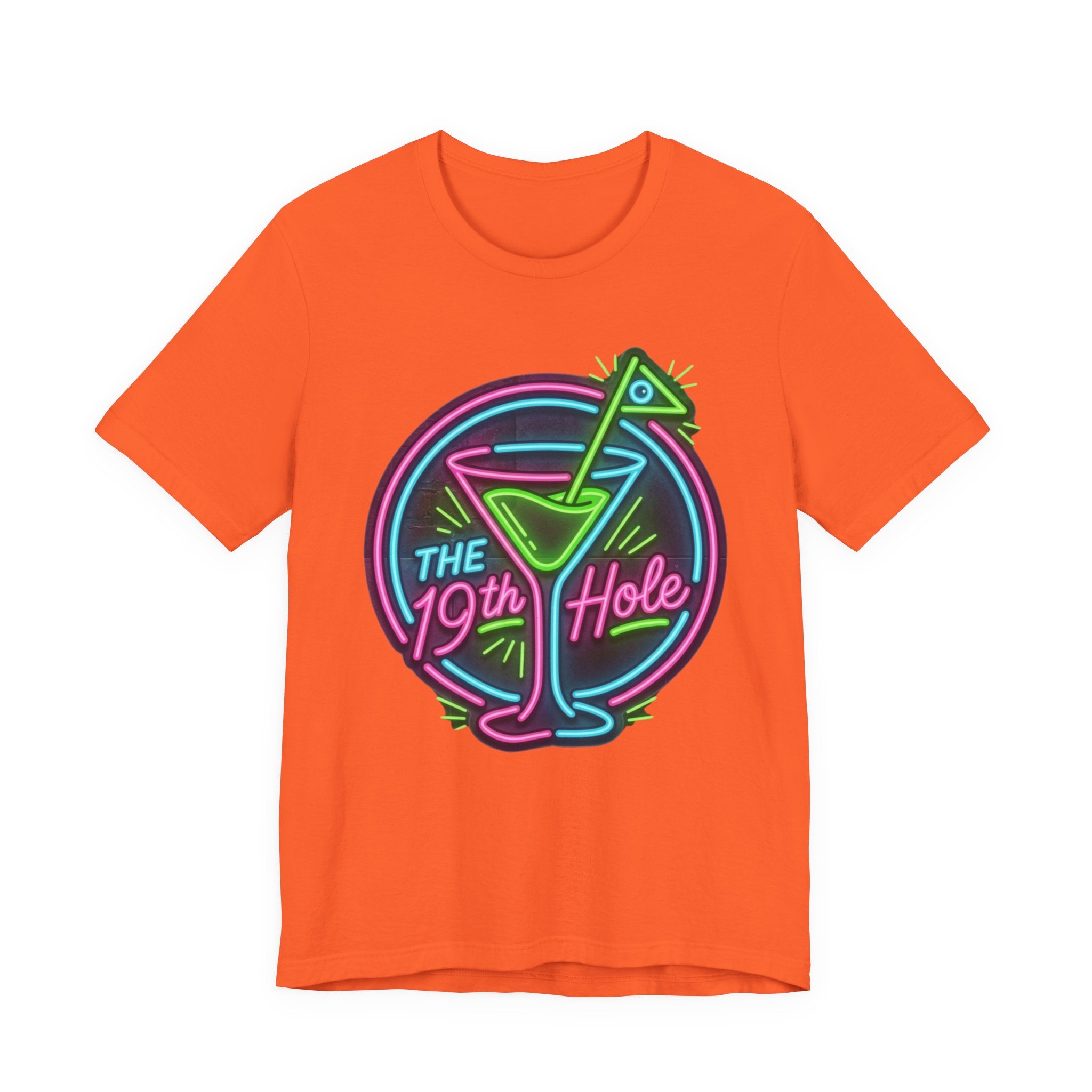 The 19th Hole Cocktail Golf T-Shirt | Golf Bar Shirt | Funny Golf Drinks Tee