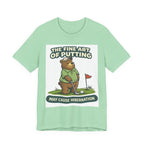 Golf Bear T-Shirt | The Fine Art of Putting May Cause Hibernation | Funny Golf Gift