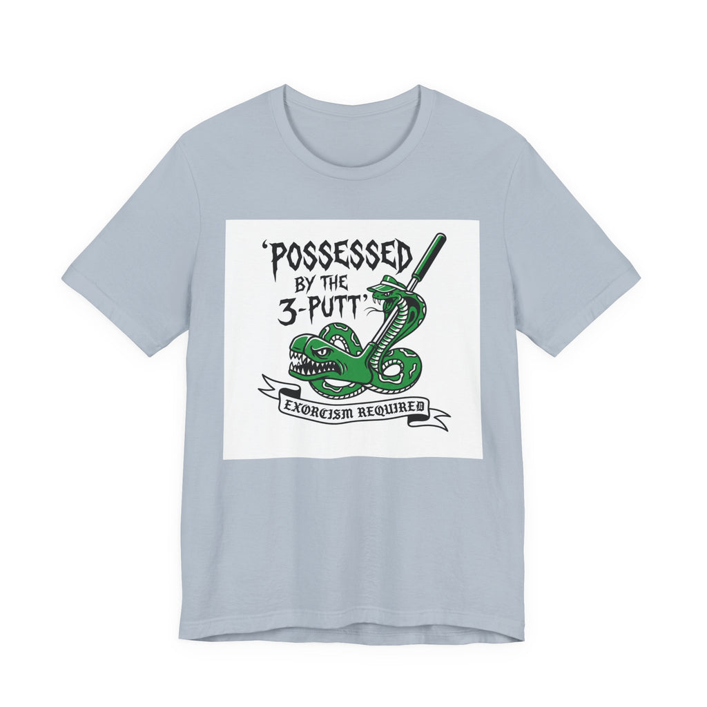 Possessed by the 3-Putt Golf T-Shirt | Funny Exorcism Required Putting Shirt | Wild Green Golf