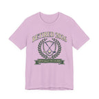 Retired 2026 Golf T-Shirt | Officially On Course | Classic Crest Retirement Tee | Wild Green Golf Rich text editor Description
