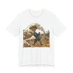 Bunkered Golf T-Shirt | Samurai Great Wave Bunker Tee | Golf Legend Series | Wild Green Golf
