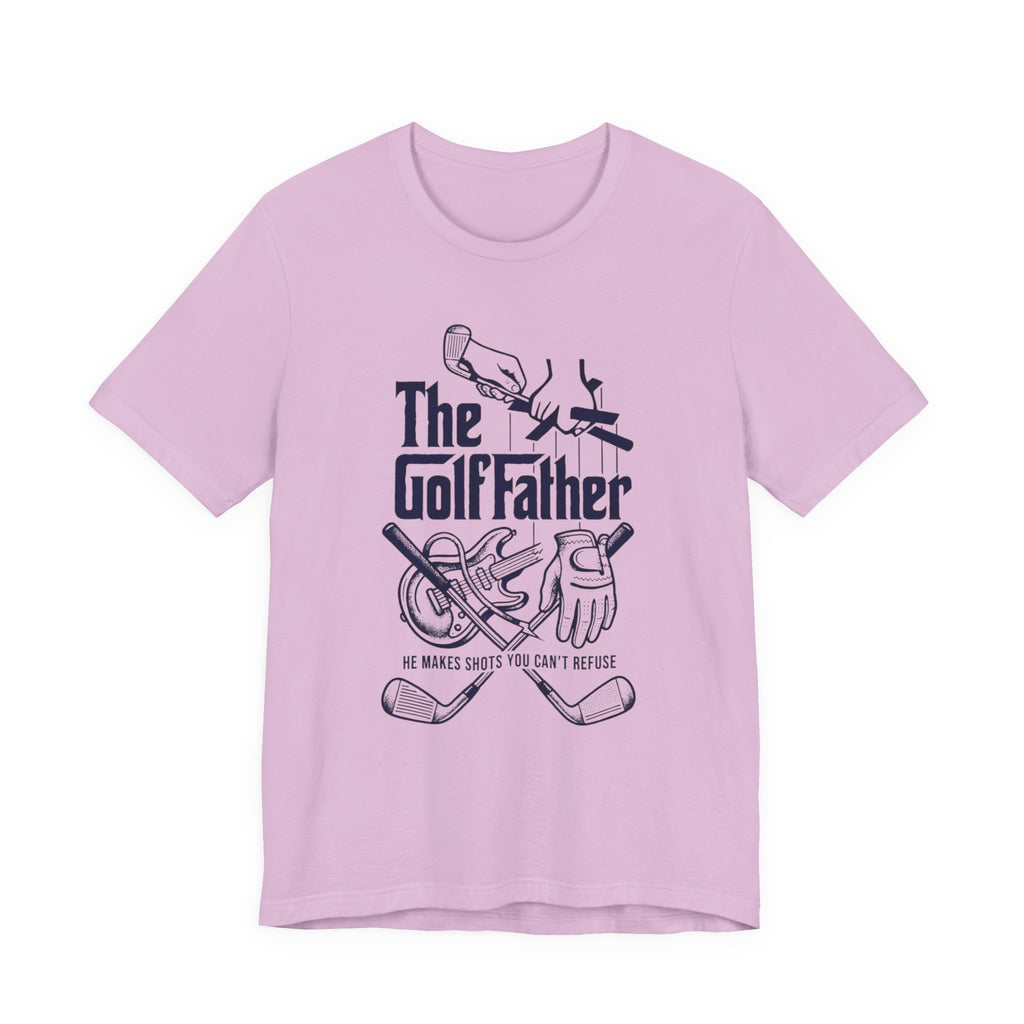 The GolfFather T-Shirt | He Makes Shots You Can't Refuse | Father's Day Golf Tee | Wild Green Golf