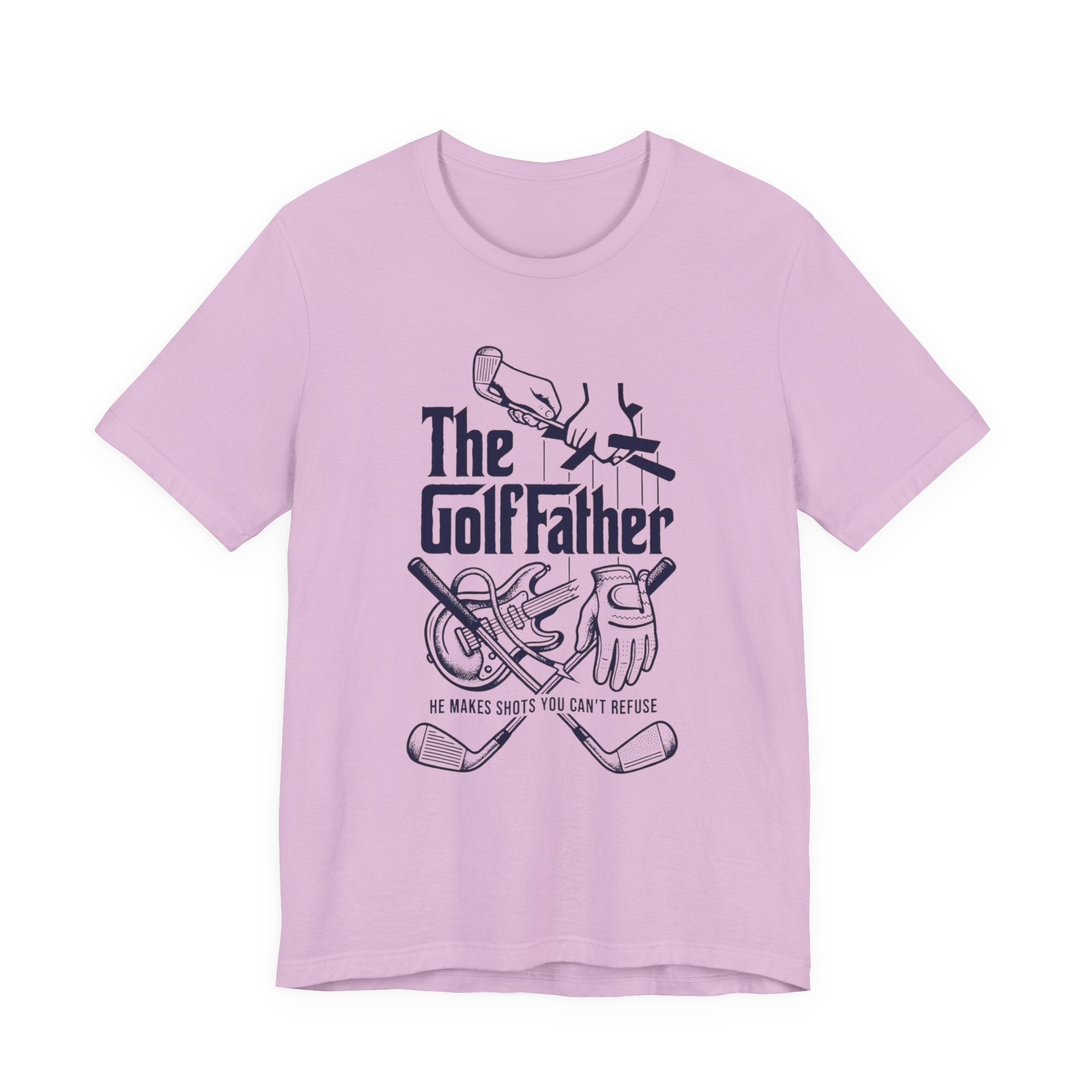 The GolfFather T-Shirt | He Makes Shots You Can't Refuse | Father's Day Golf Tee | Wild Green Golf