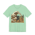 Bunkered Golf T-Shirt | Samurai Great Wave Bunker Tee | Golf Legend Series | Wild Green Golf