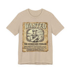 Wanted: The Scorecard Fiddler Golf T-Shirt | Crimes Against Golf | Wild Green Golf
