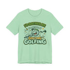 I'd Rather Be Golfing Graphic T-Shirt | Golf Lover Tee | Funny Golf Gift