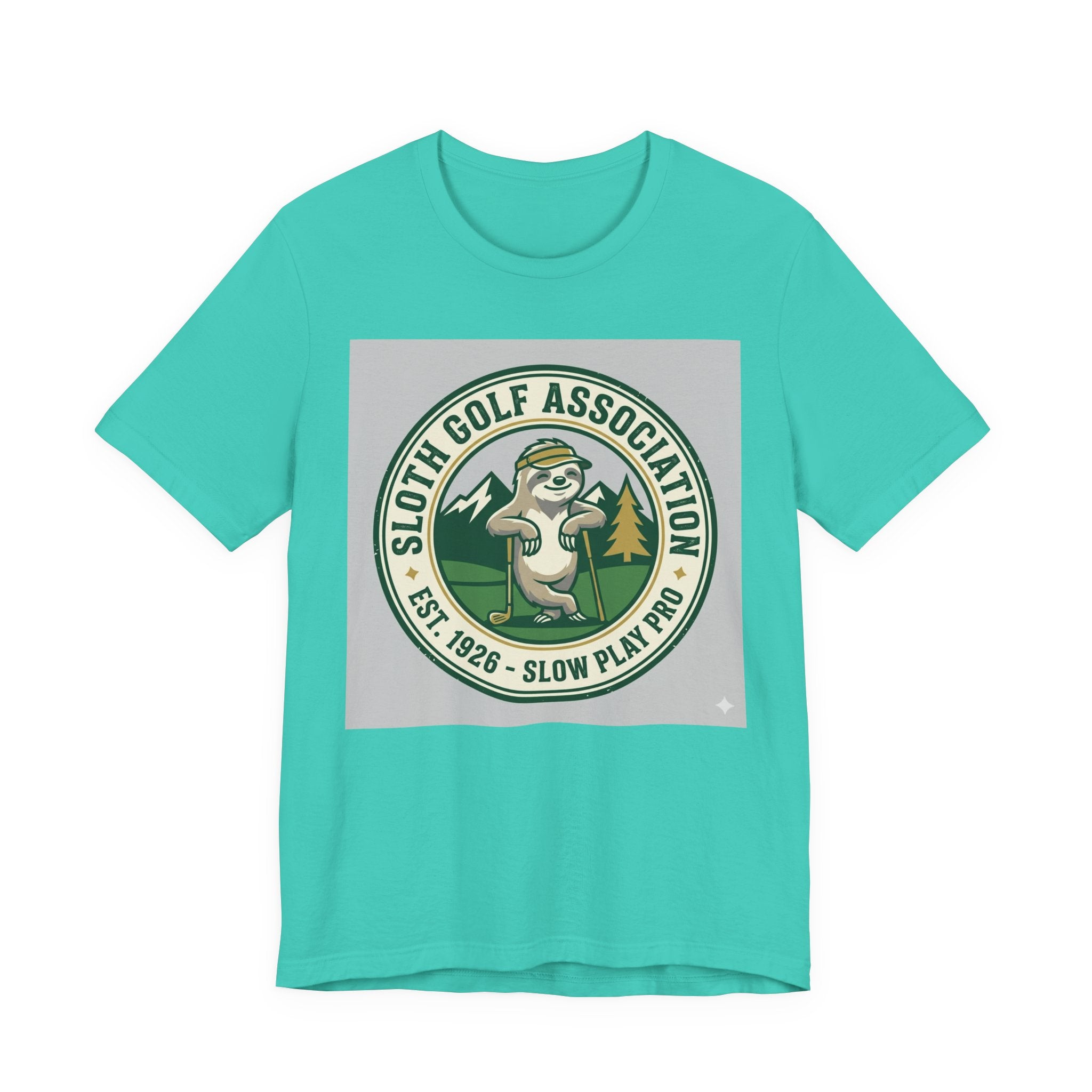 Sloth Golf Association Funny Golf T-Shirt | Slow Play Humor | Golfer Gift Tee