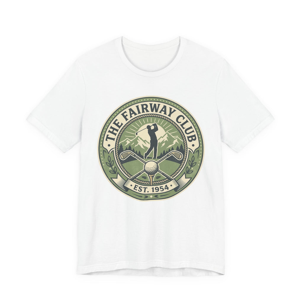 The Fairway Club Golf T-Shirt | Vintage Crest Tee Est. 1954 | Wild Green Golf