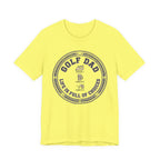 Golf Dad Life Is Full Of Choices T-Shirt | Iron Beer Golf Crest Tee | Wild Green Golf