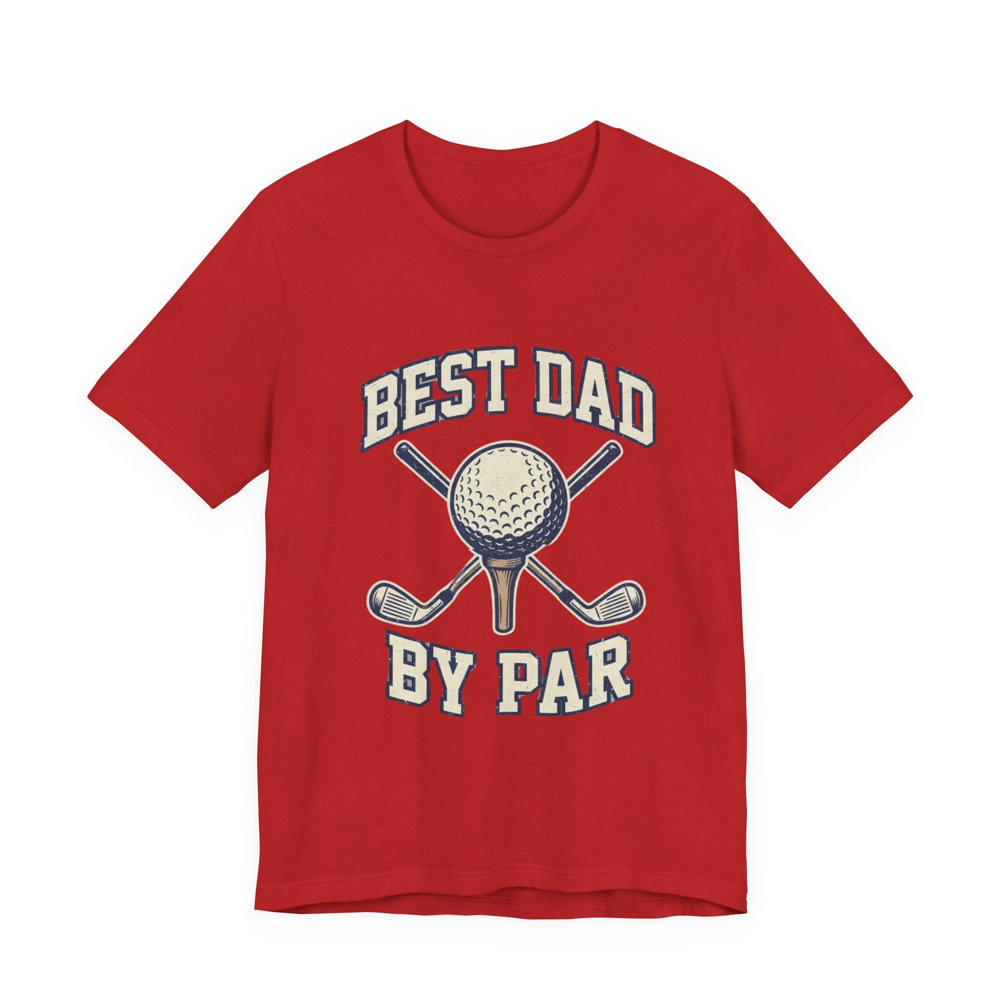 Best Dad By Par Golf T-Shirt | Funny Father's Day Golf Tee | Wild Green Golf