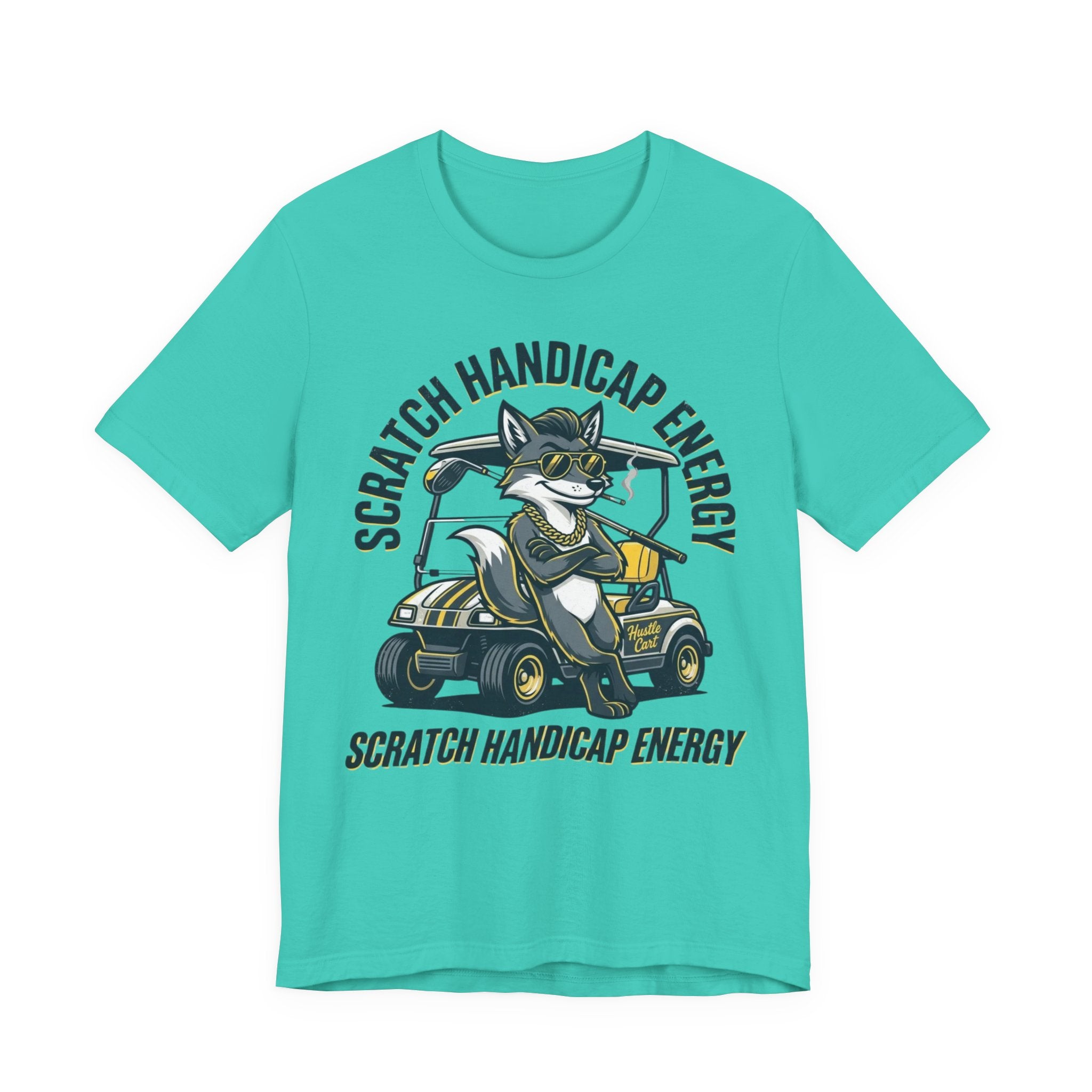Scratch Handicap Energy Funny Golf T-Shirt | Low Handicap Humor | Golf Gift Tee