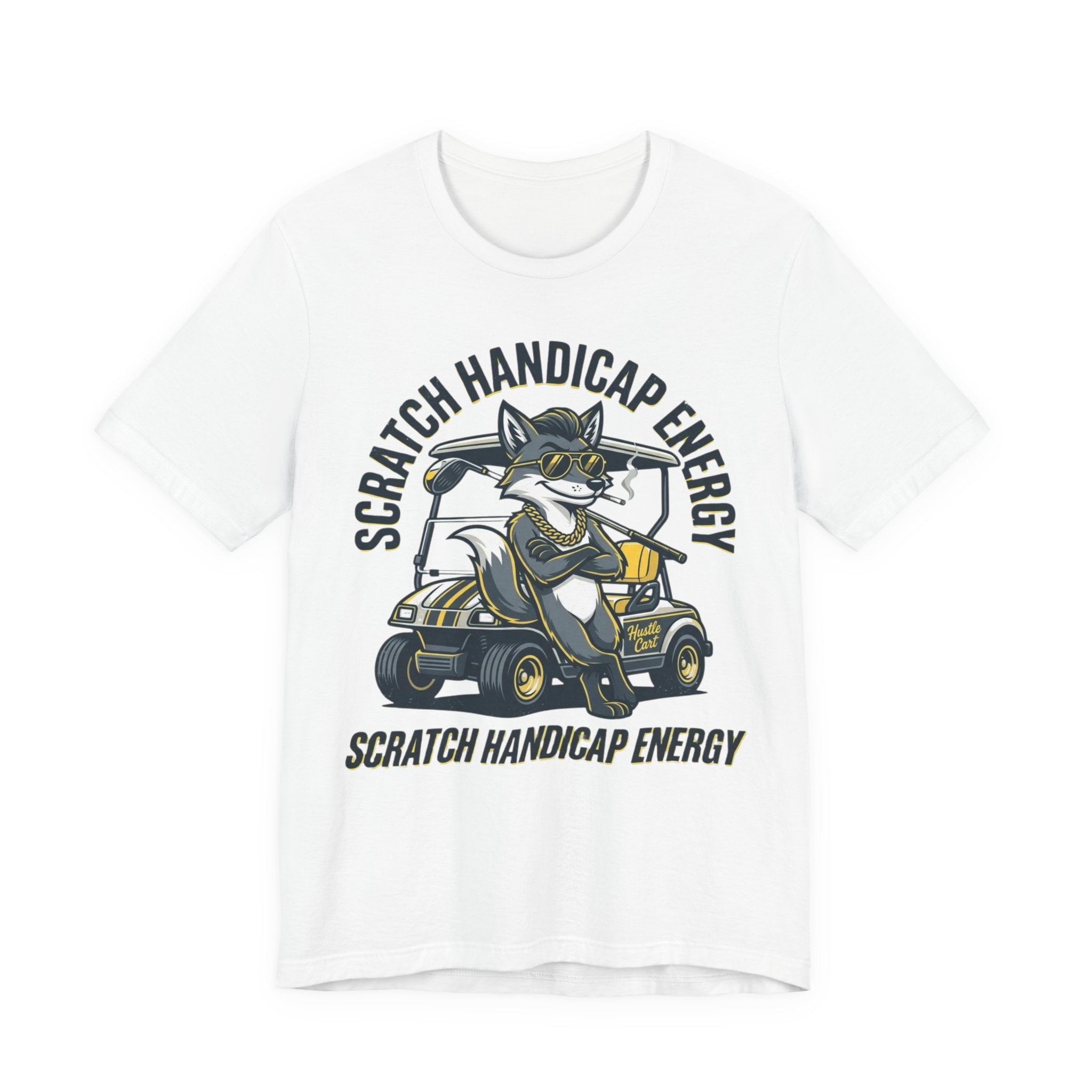 Scratch Handicap Energy Funny Golf T-Shirt | Low Handicap Humor | Golf Gift Tee