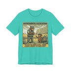 Environmental Calculations Funny Golf T-Shirt | Golf Wind Humor | Golfer Gift Tee