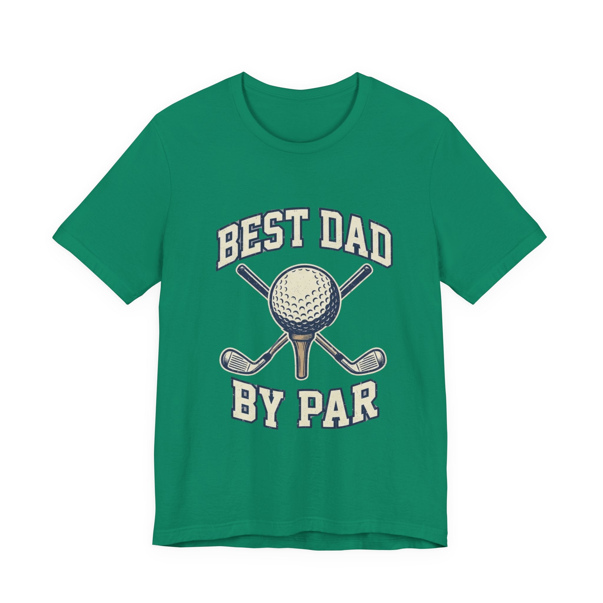 Best Dad By Par Golf T-Shirt | Funny Father's Day Golf Tee | Wild Green Golf