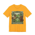 The Simple Calculation Funny Golf T-Shirt | Golf Yardage Humor | Golfer Gift Tee