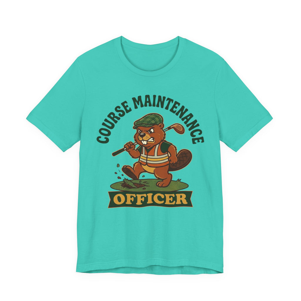 Course Maintenance Officer Funny Golf T-Shirt | Golf Divot Humor | Golfer Gift Tee