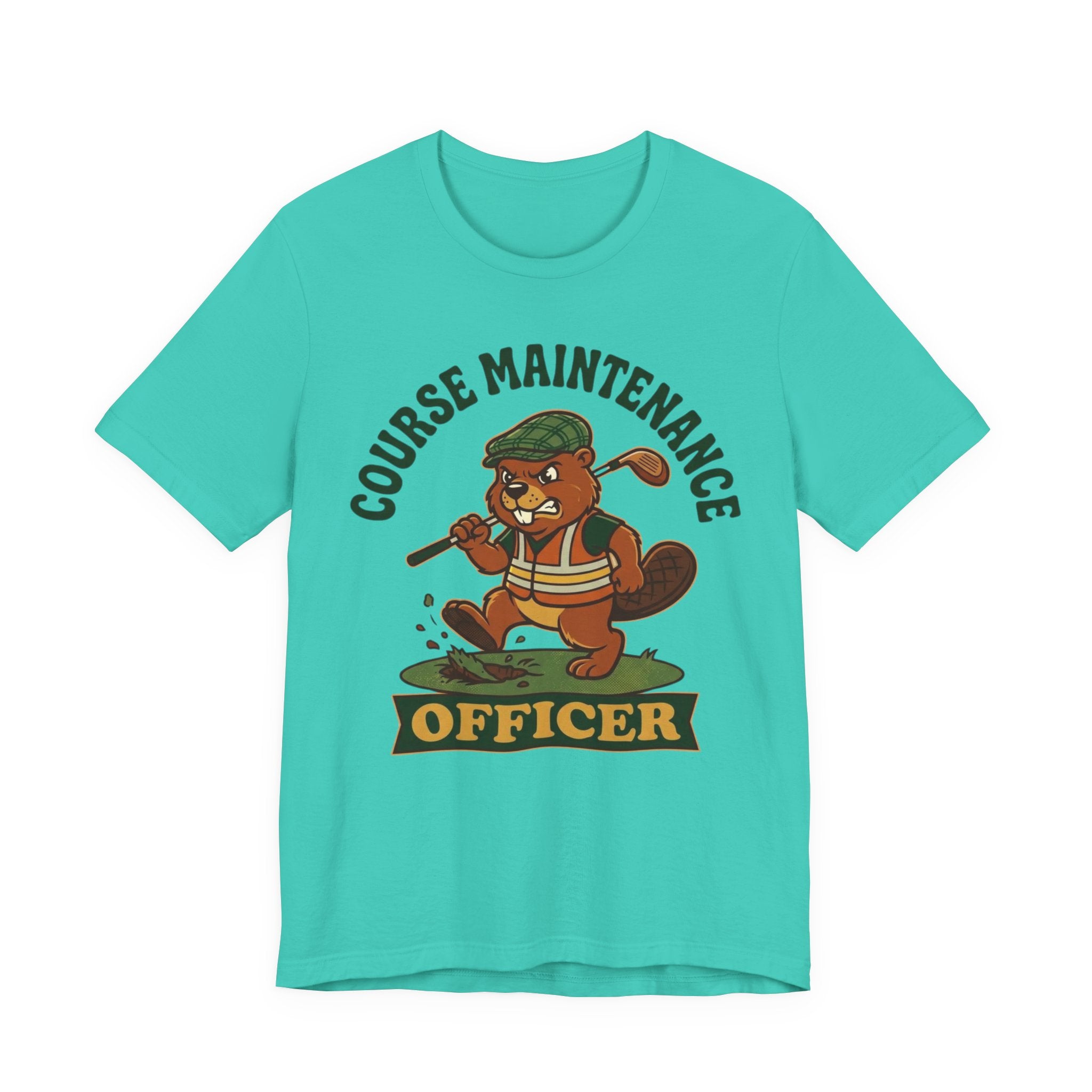 Course Maintenance Officer Funny Golf T-Shirt | Golf Divot Humor | Golfer Gift Tee