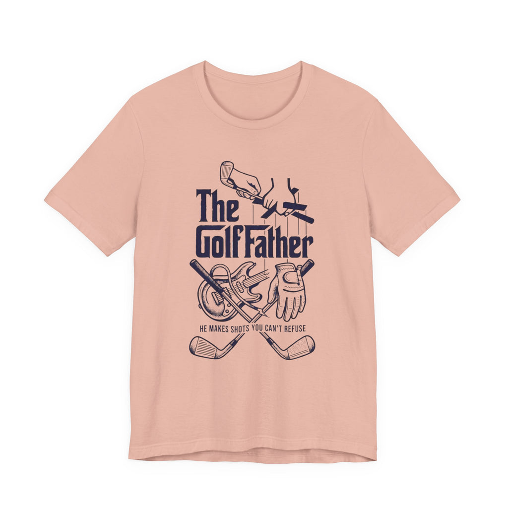 The GolfFather T-Shirt | He Makes Shots You Can't Refuse | Father's Day Golf Tee | Wild Green Golf