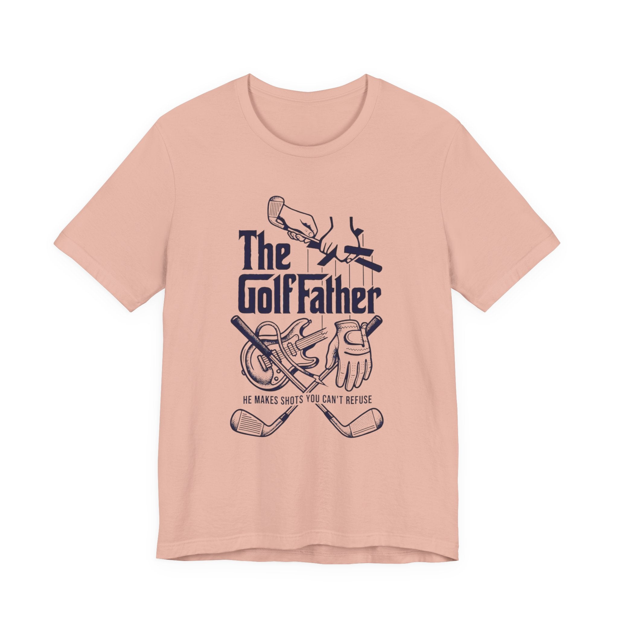 The GolfFather T-Shirt | He Makes Shots You Can't Refuse | Father's Day Golf Tee | Wild Green Golf