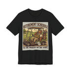 Retirement Schedule Funny Golf T-Shirt | Retired Golfer Gift | Golf Cart Humor Tee