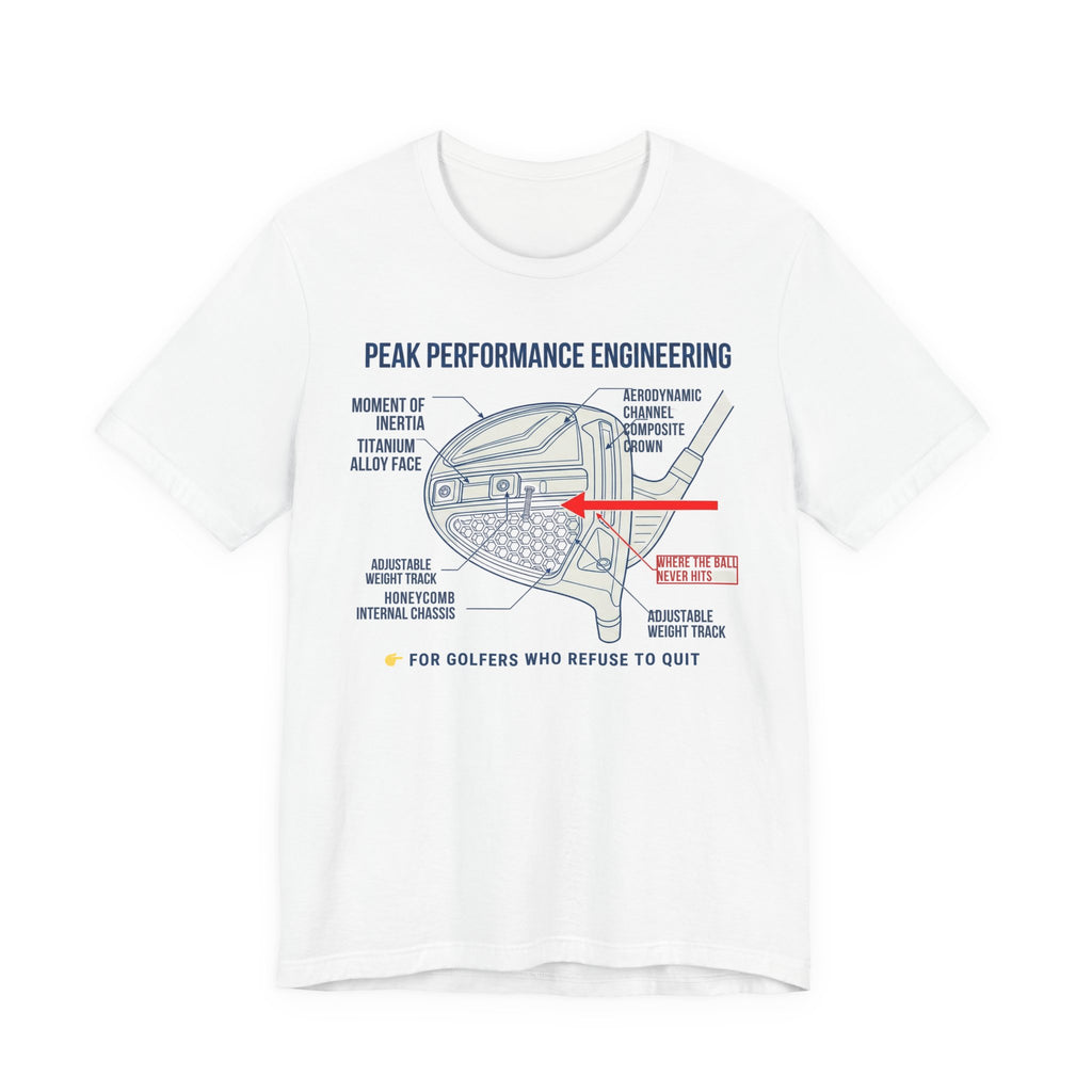 Peak Performance Engineering Golf T-Shirt | Funny Golf Shirt | Golf Gift
