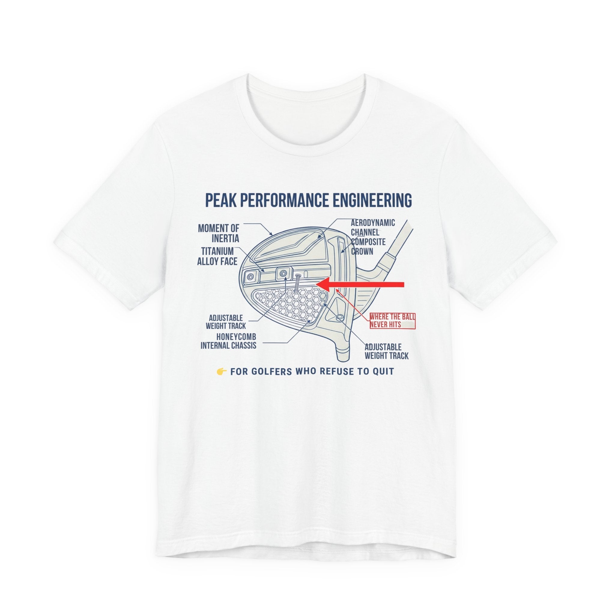 Peak Performance Engineering Golf T-Shirt | Funny Golf Shirt | Golf Gift