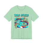 Pure Strike Golf T-Shirt | Retro Graphic Tee | Golf Course Design | Wild Green Golf