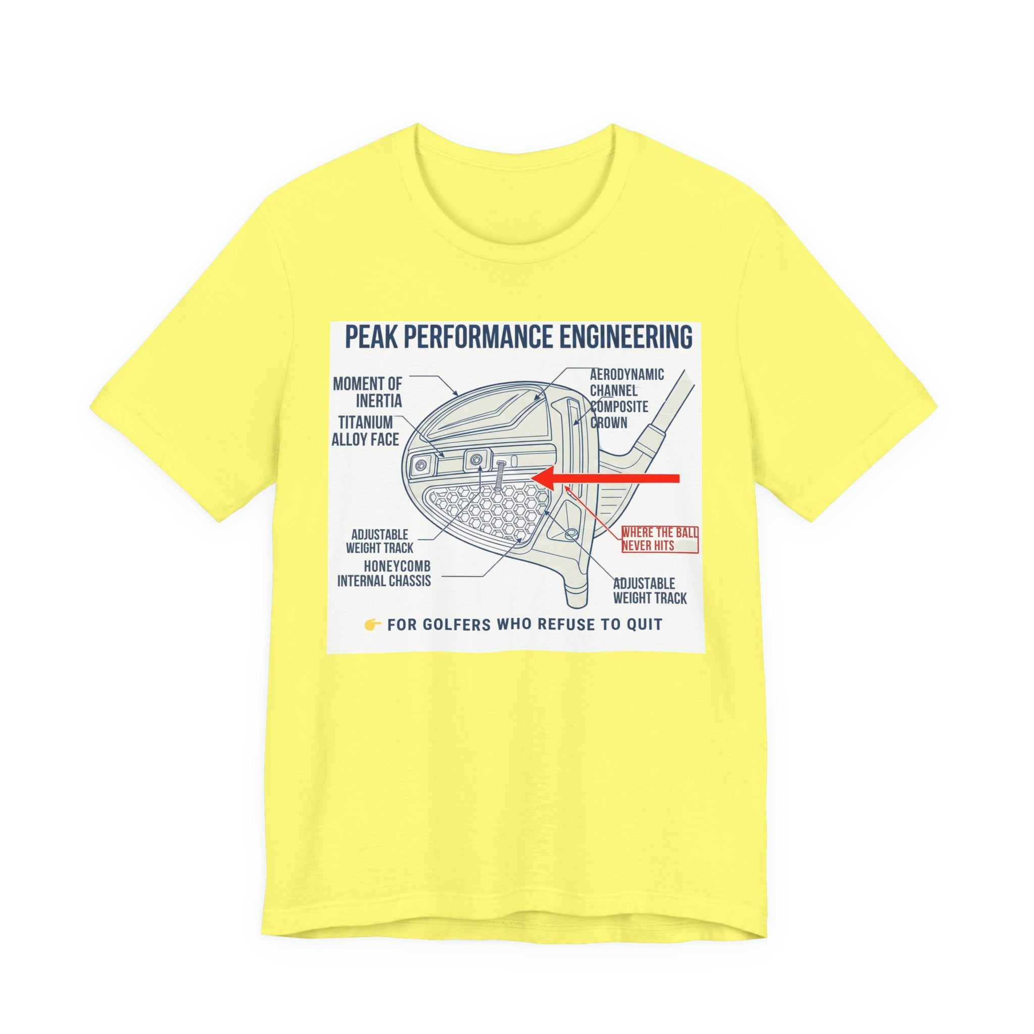 Peak Performance Engineering Golf T-Shirt | Funny Golf Shirt | Golf Gift