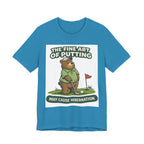 Golf Bear T-Shirt | The Fine Art of Putting May Cause Hibernation | Funny Golf Gift