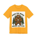 Avoid The Woods Grizzly Golf Club T-Shirt | Funny Golf Shirt | Golf Gift For Him