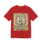 Wanted: The Scorecard Fiddler Golf T-Shirt | Crimes Against Golf | Wild Green Golf