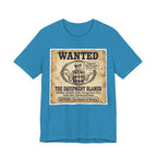 Wanted: The Equipment Blamer Golf T-Shirt | Crimes Against Golf | Wild Green Golf