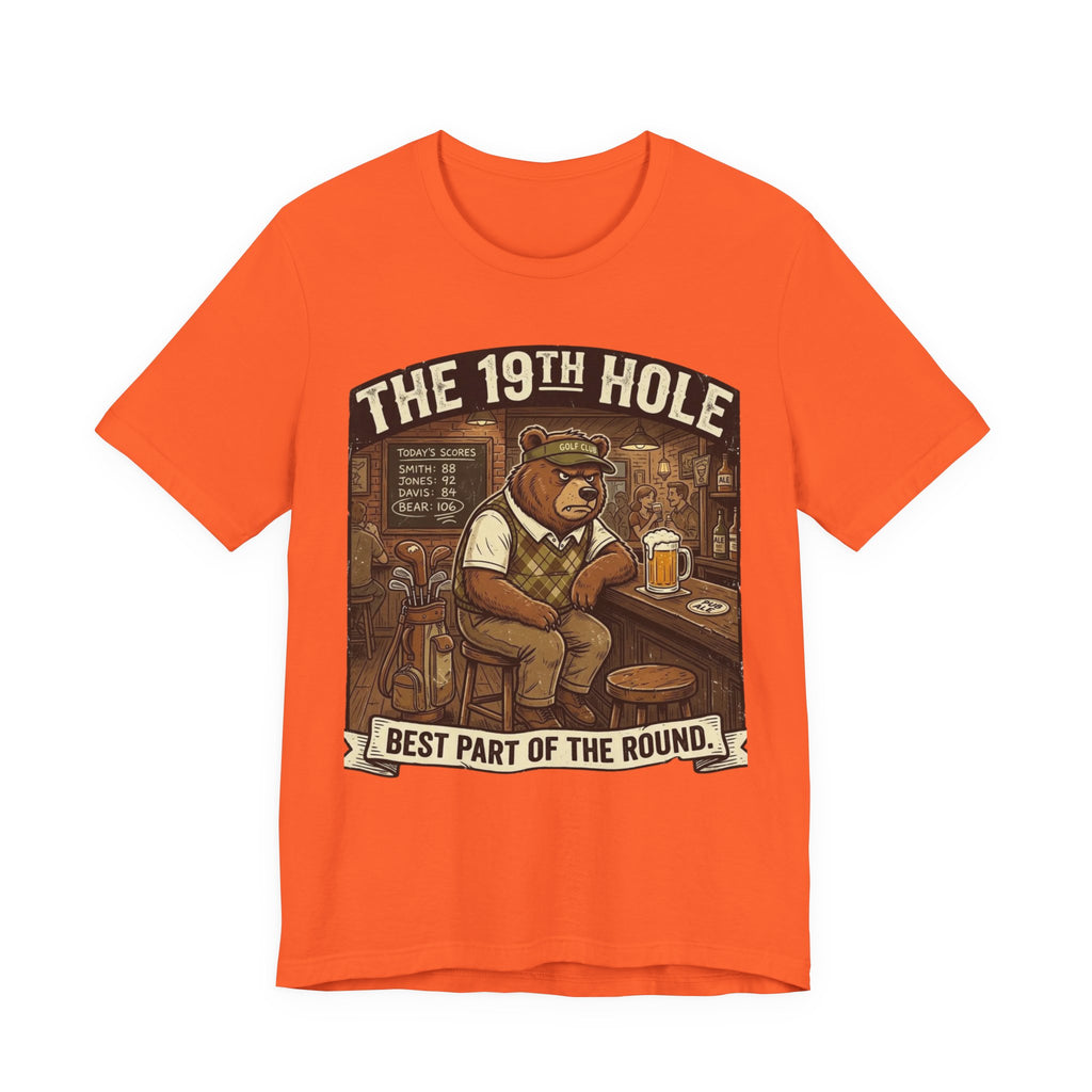 The 19th Hole Funny Golf T-Shirt | Golf Bar Humor | Golfer Gift Tee