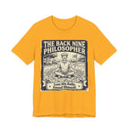 The Back Nine Philosopher Golf T-Shirt | Lost His Balls. Found Himself. | Wild Green Golf