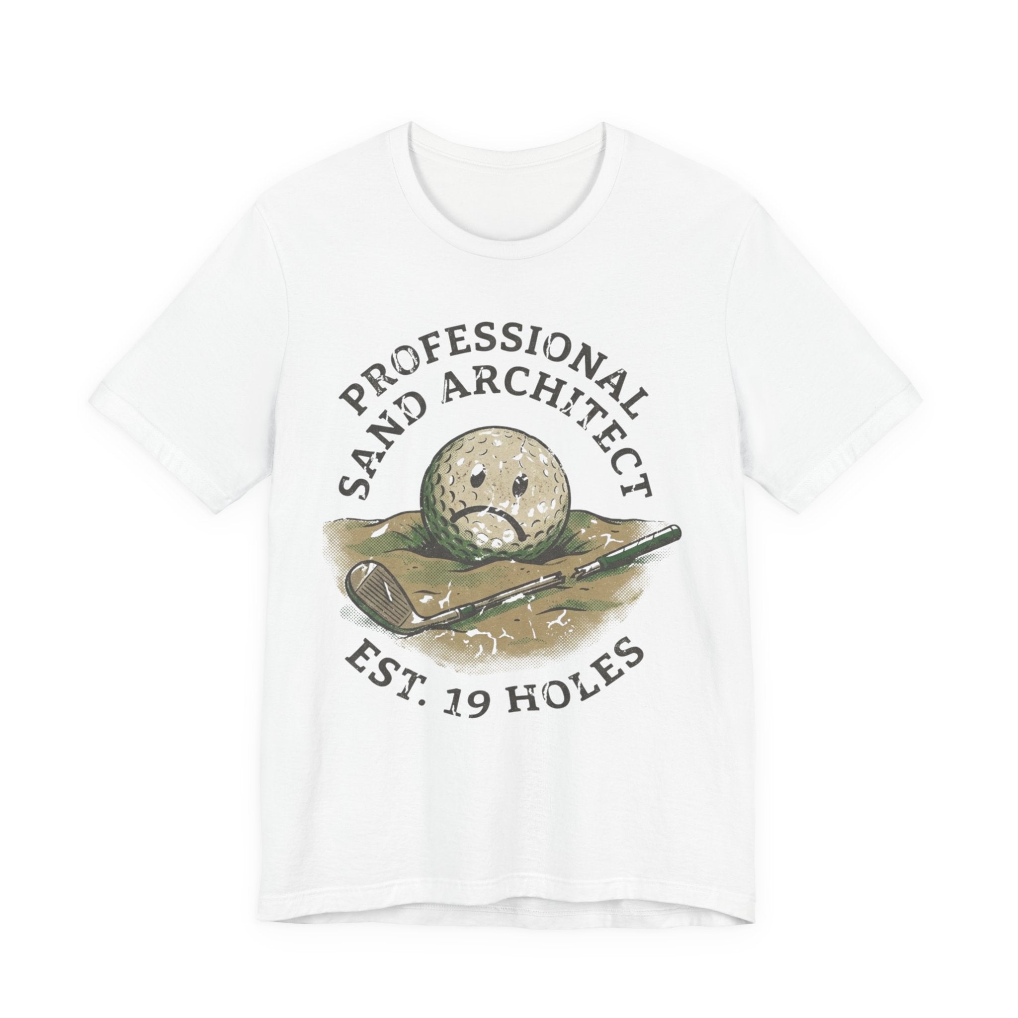 Professional Sand Architect Golf T-Shirt | Funny Bunker Golf Tee | Golf Gift