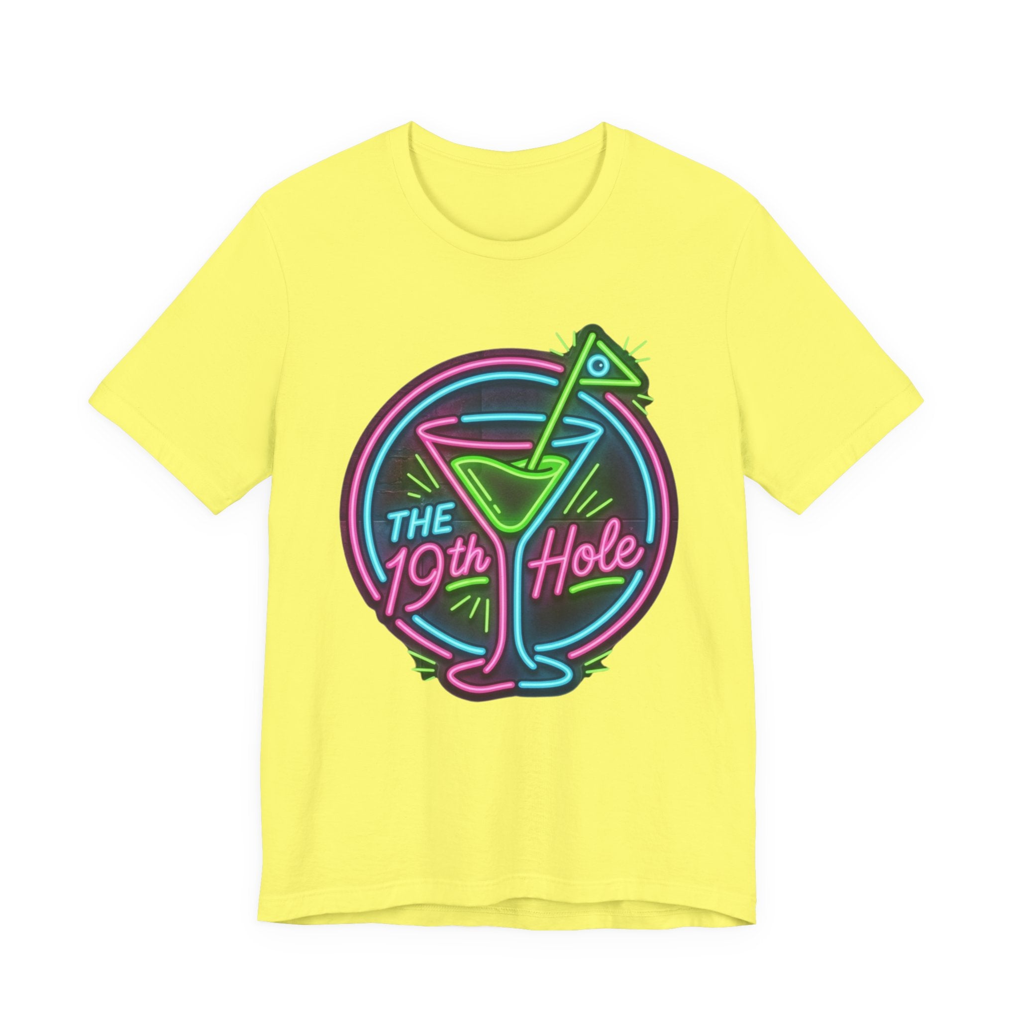 The 19th Hole Cocktail Golf T-Shirt | Golf Bar Shirt | Funny Golf Drinks Tee