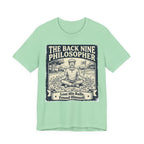 The Back Nine Philosopher Golf T-Shirt | Lost His Balls. Found Himself. | Wild Green Golf