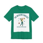 The Weekend Forecast Golf T-Shirt | Golf With A Chance Of Golf | Funny Golf Gift