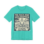 The Back Nine Philosopher Golf T-Shirt | Lost His Balls. Found Himself. | Wild Green Golf