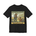 Environmental Calculations Funny Golf T-Shirt | Golf Wind Humor | Golfer Gift Tee