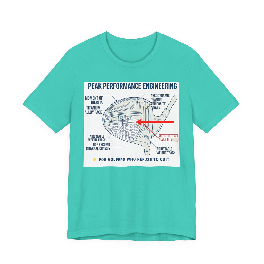 Peak Performance Engineering Golf T-Shirt | Funny Golf Shirt | Golf Gift