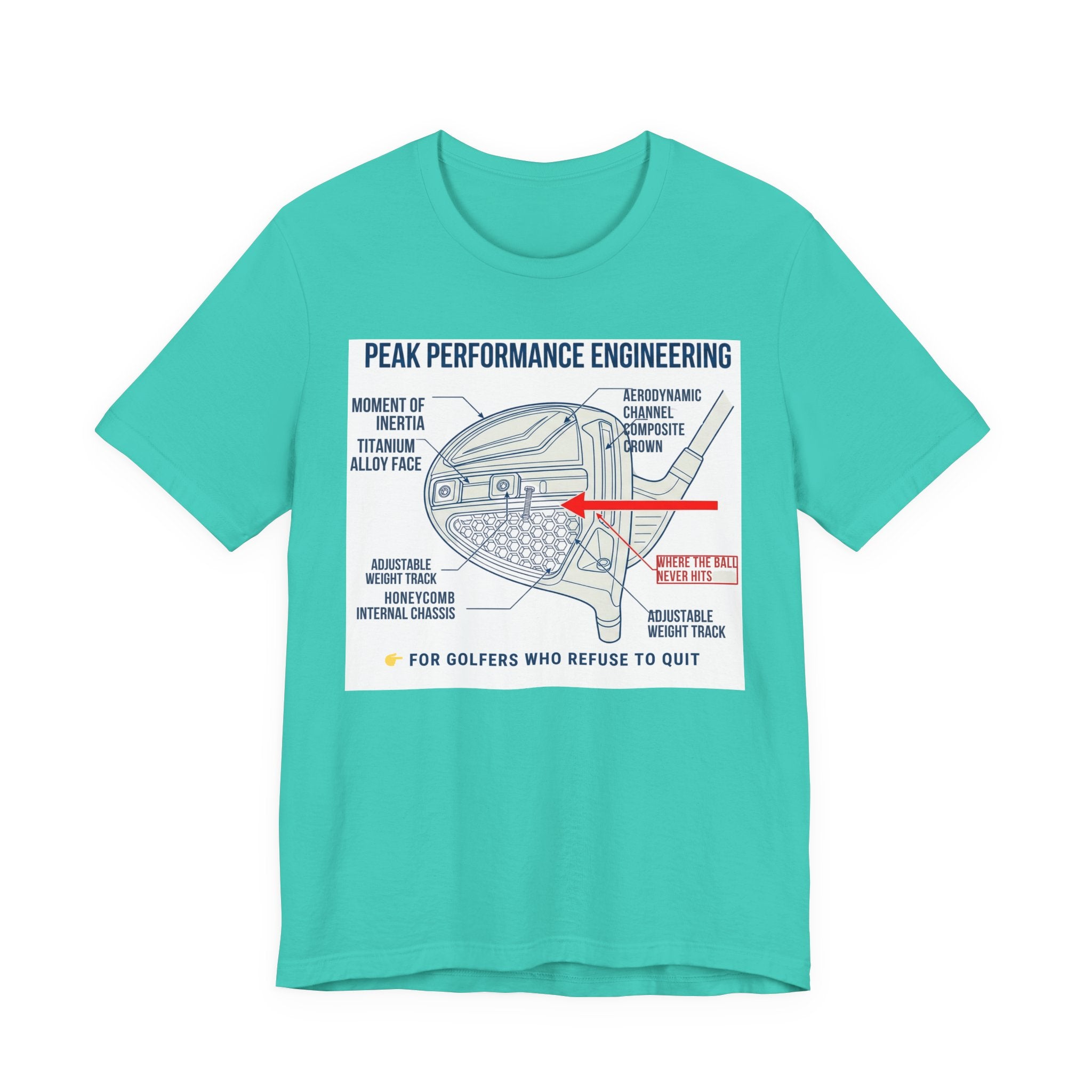 Peak Performance Engineering Golf T-Shirt | Funny Golf Shirt | Golf Gift
