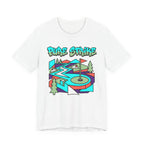 Pure Strike Golf T-Shirt | Retro Graphic Tee | Golf Course Design | Wild Green Golf
