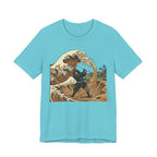 Bunkered Golf T-Shirt | Samurai Great Wave Bunker Tee | Golf Legend Series | Wild Green Golf