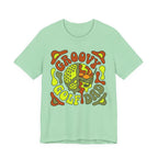 Groovy Golf Dad T-Shirt | 70s Retro Peace Sign Golf Tee | Wild Green Golf