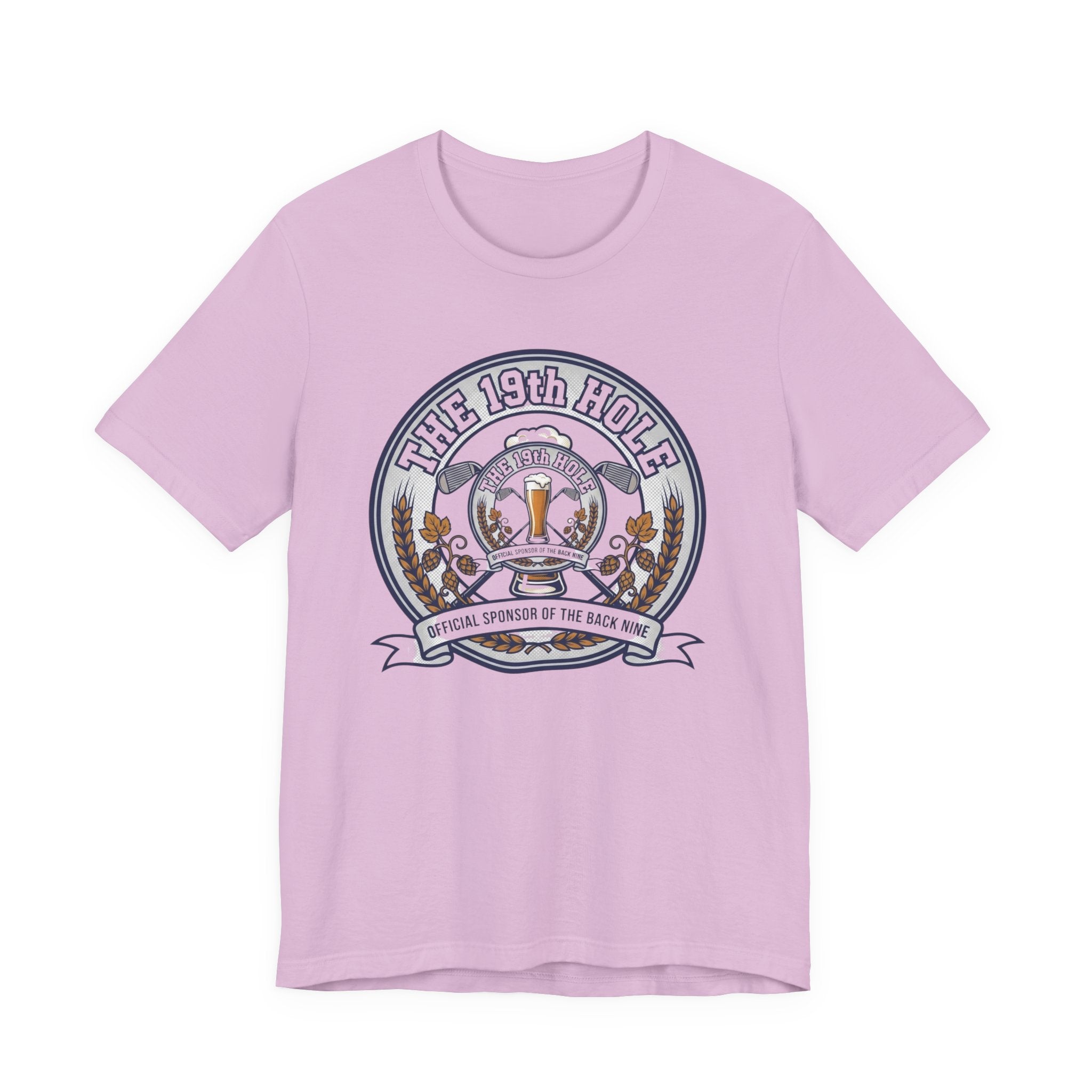 The 19th Hole Beer Golf T-Shirt | Official Sponsor Back Nine | Golf Beer Gift