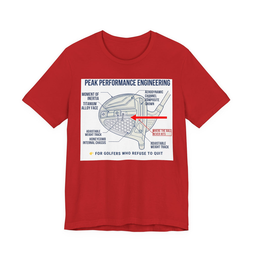Peak Performance Engineering Golf T-Shirt | Funny Golf Shirt | Golf Gift