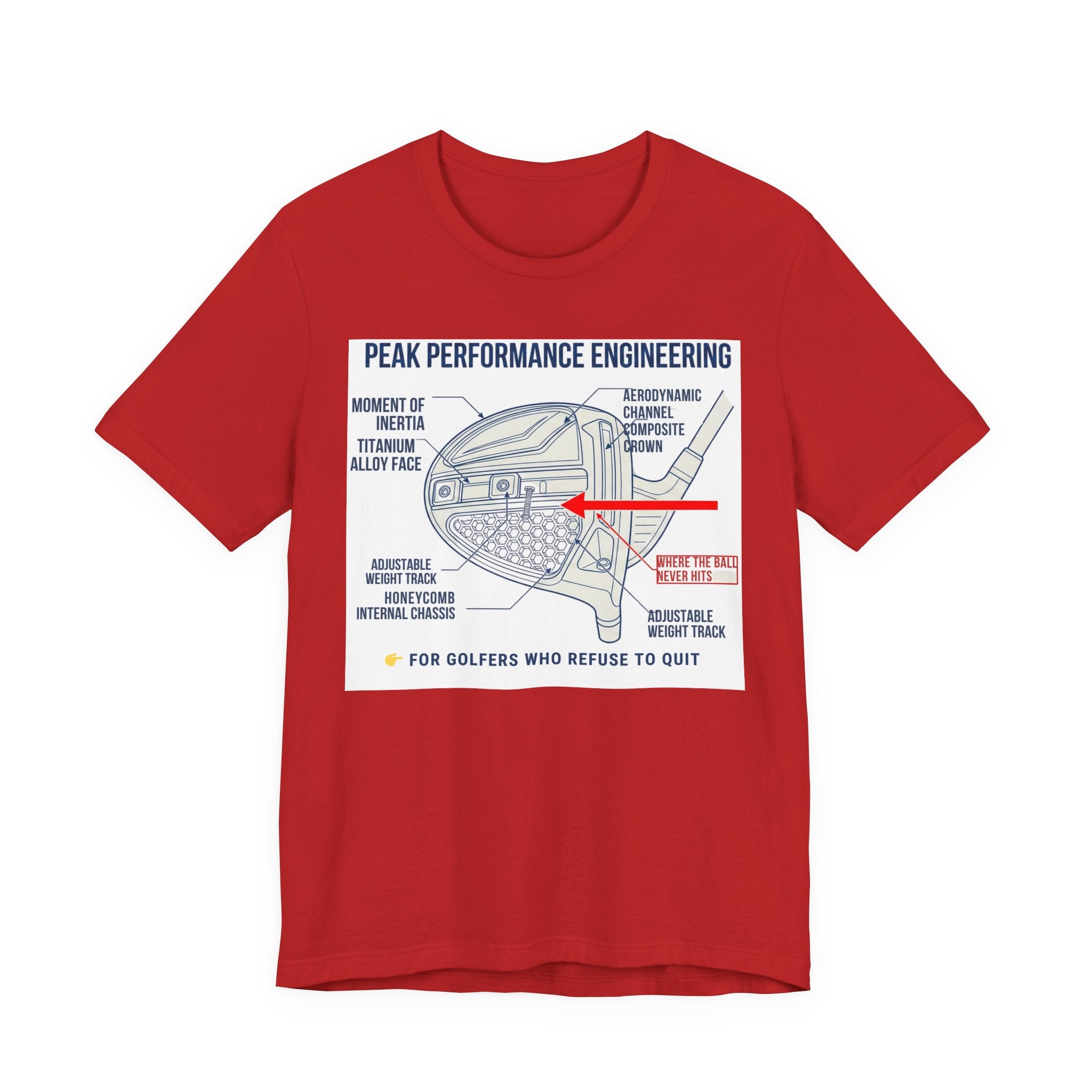 Peak Performance Engineering Golf T-Shirt | Funny Golf Shirt | Golf Gift