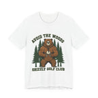 Avoid The Woods Grizzly Golf Club T-Shirt | Funny Golf Shirt | Golf Gift For Him
